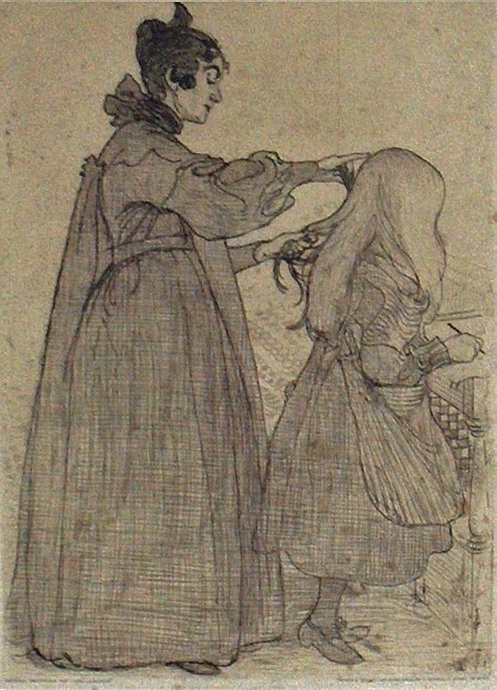 Die Frisur von Carl Larsson