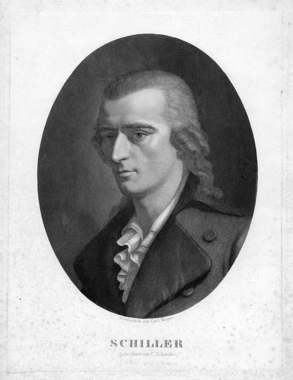 Graviertes Porträt von Carl Mayer d’après Christoph