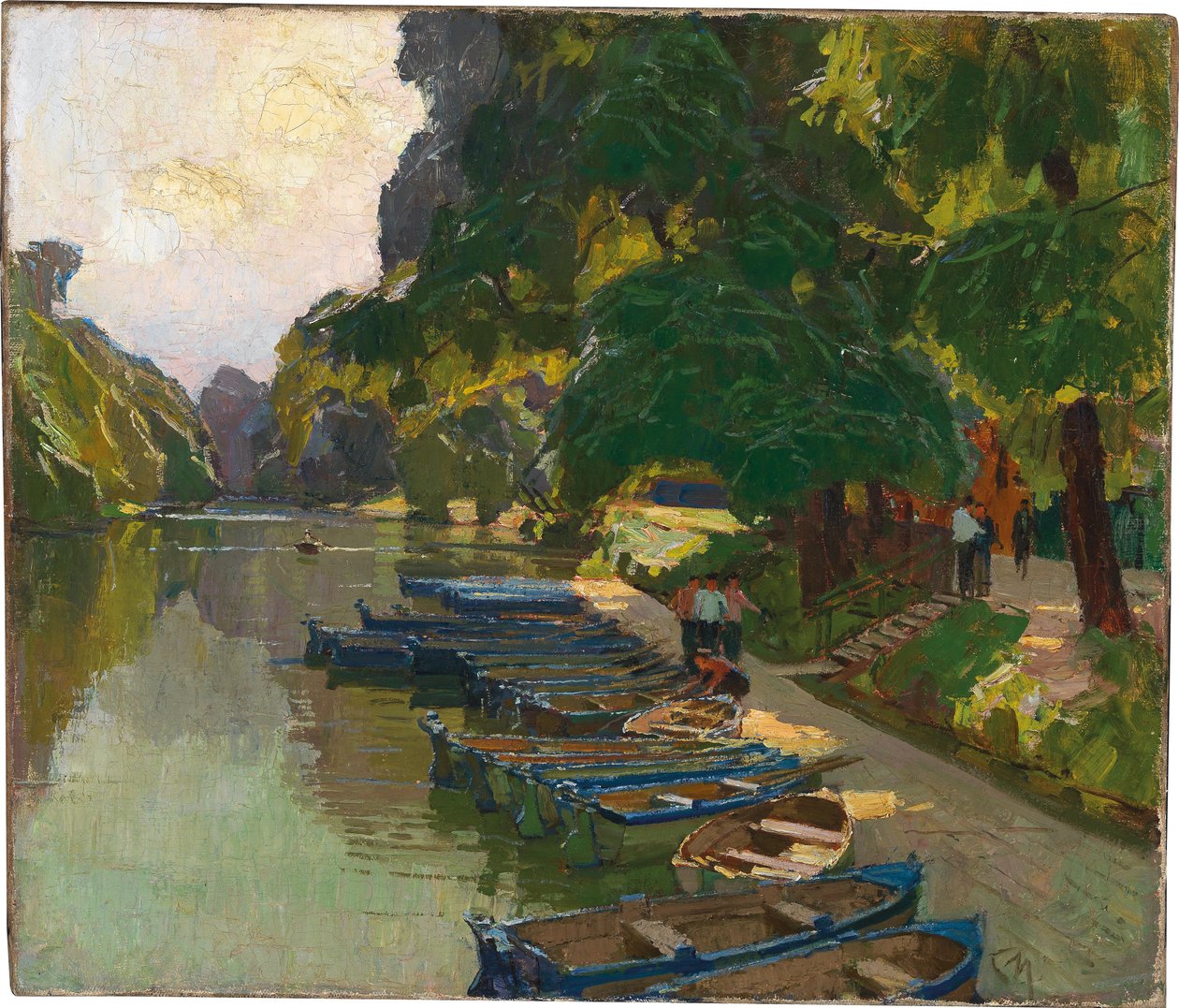 Aus dem Wiener Prater I von Carl Moll