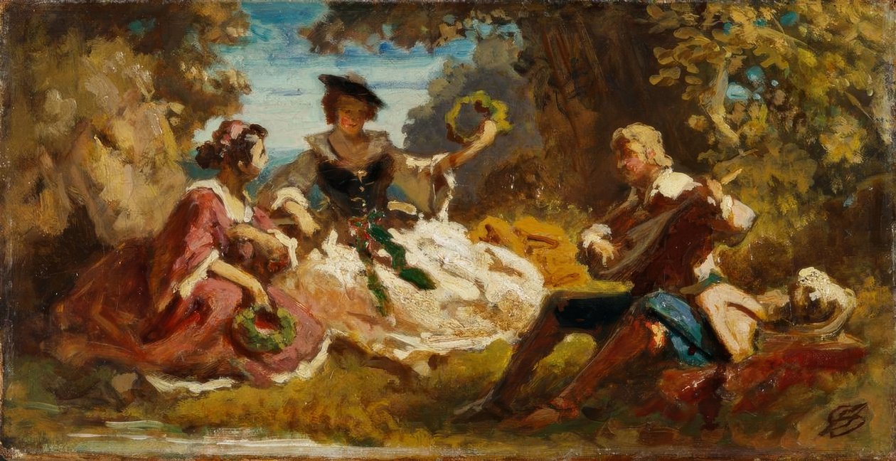 Des Sängers Lohn von Carl Spitzweg
