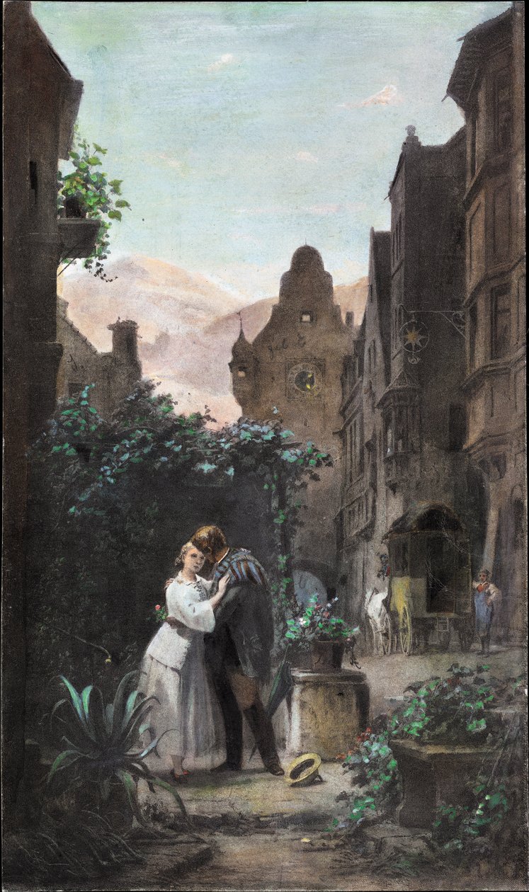 Abschied, 1855 von Carl Spitzweg