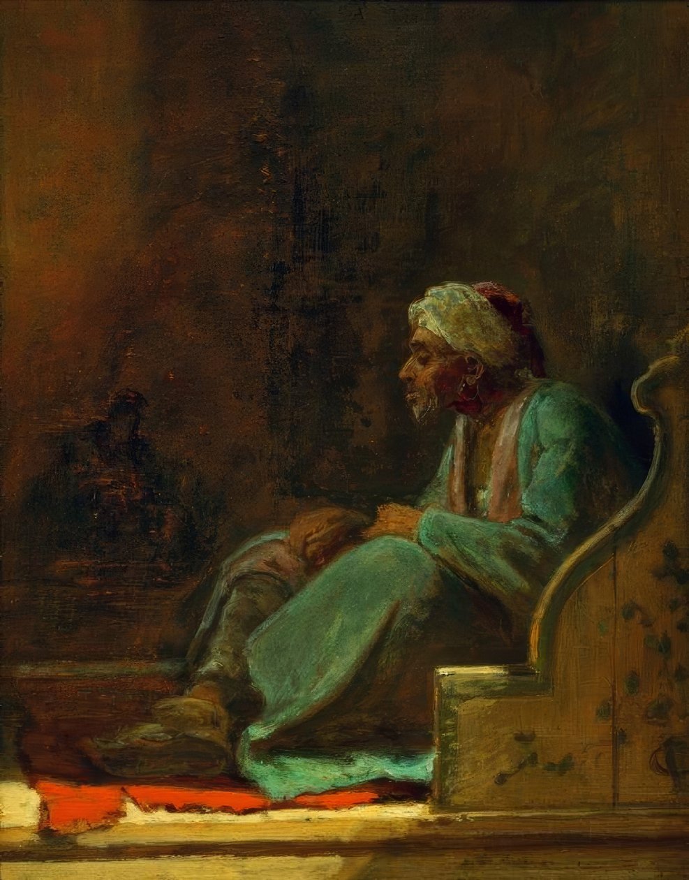 Sitzender Türke von Carl Spitzweg