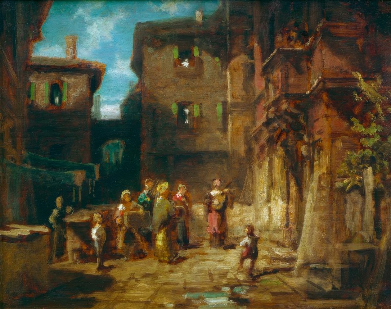 Straßenmusikanten von Carl Spitzweg