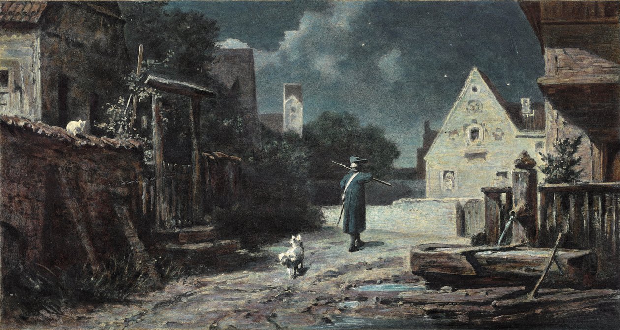 Der Nachtwächter von Carl Spitzweg