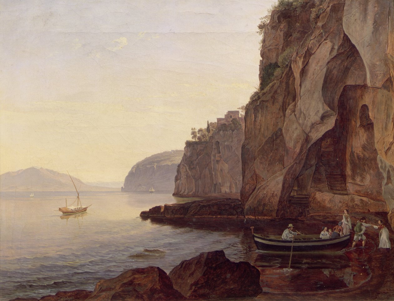 Cocumella bei Sorrent, 1827 von Carl Wilhelm Goetzloff
