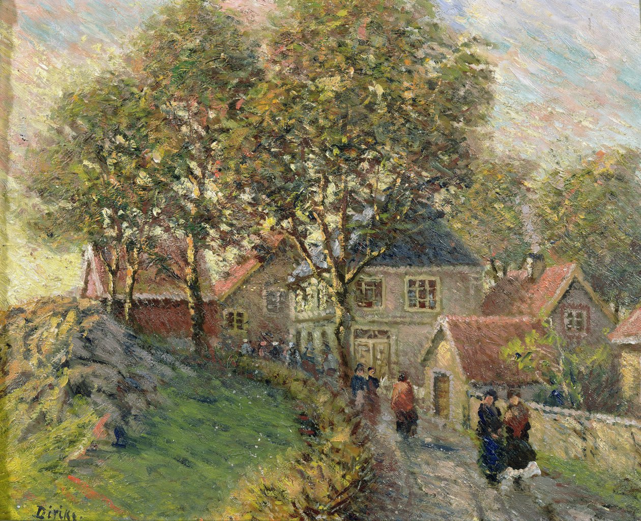 Herbst in Drobak von Carl Edvard Diriks
