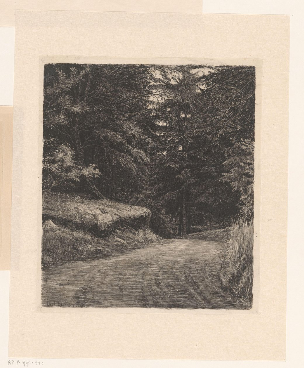 Waldweg von Carl Bloch