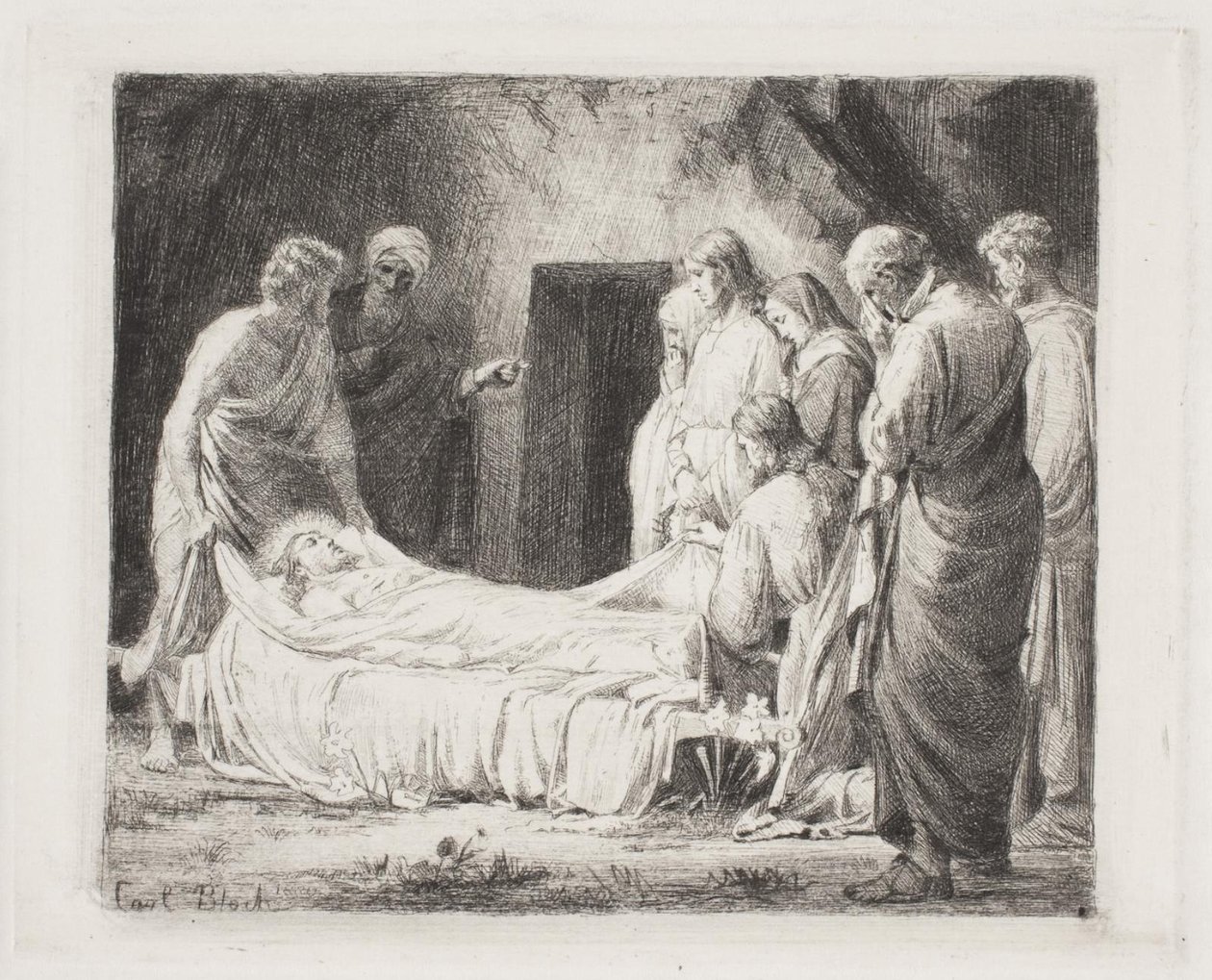 Begräbnis Christi von Carl Bloch