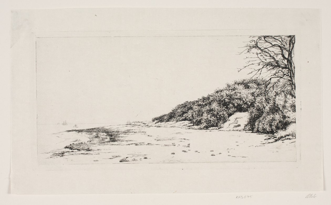 Die Klippe am Meer von Carl Bloch
