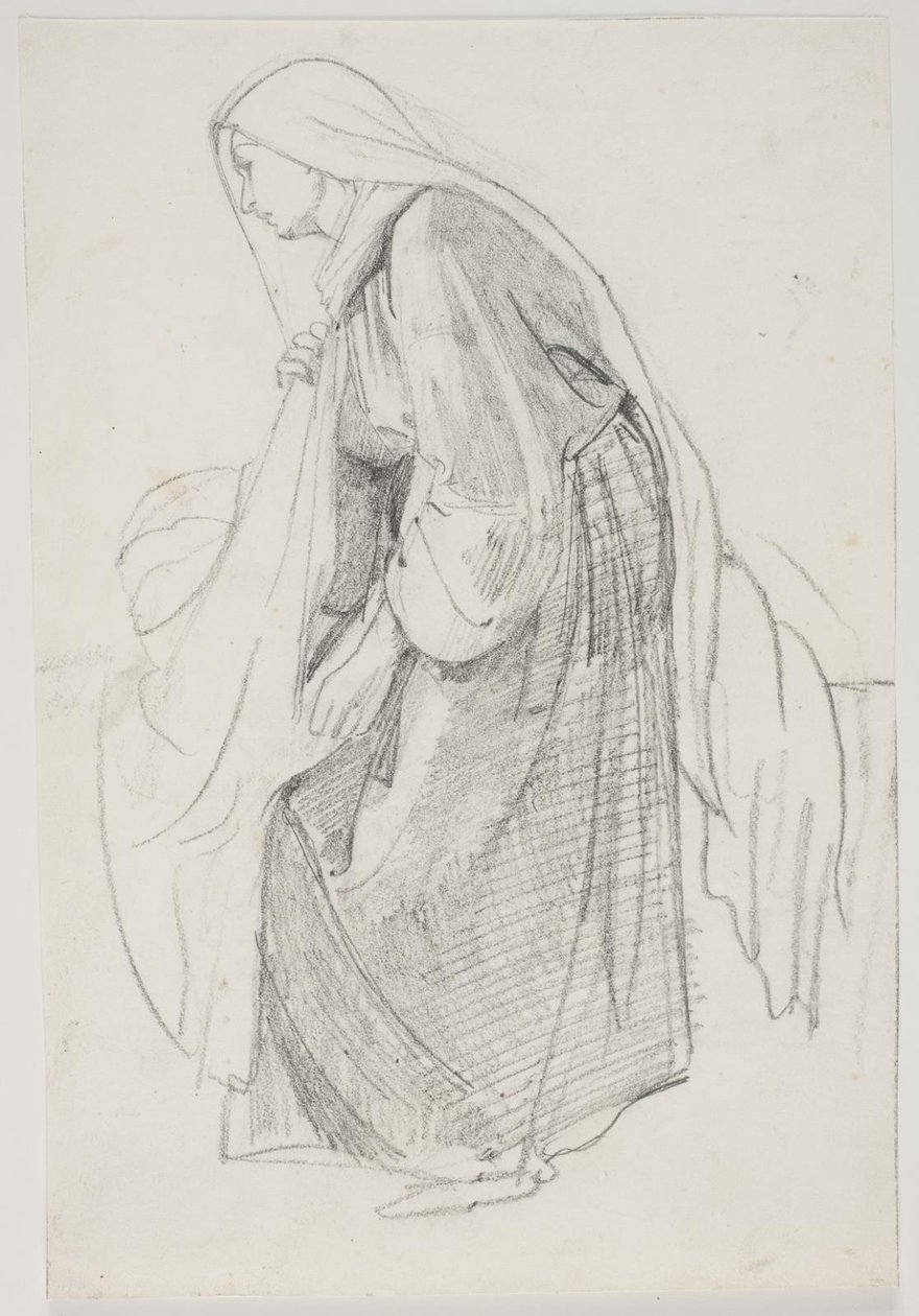 Studien zum Museumsbild "Jairi Tochter" (kms835) von Carl Bloch