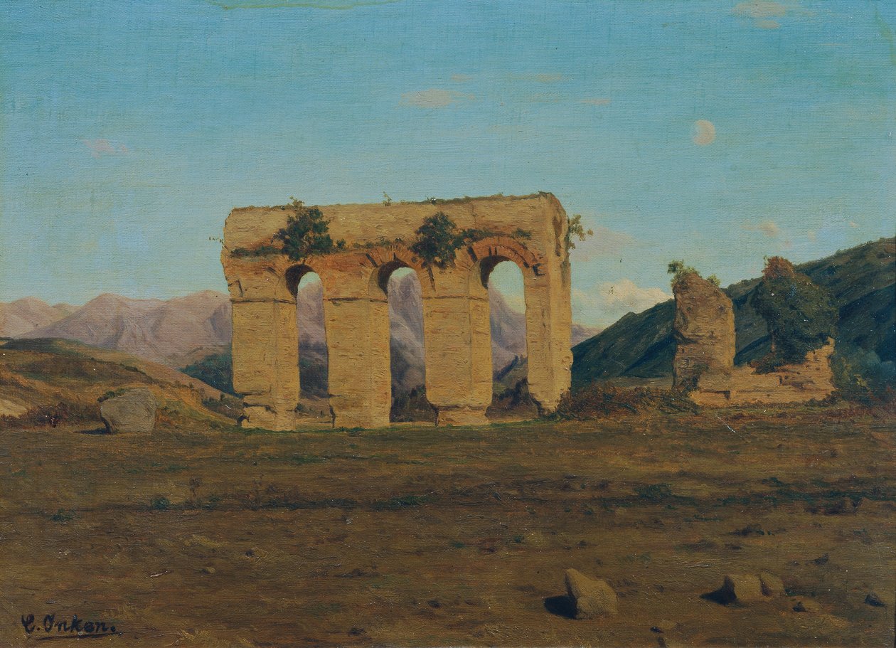 Römischer Aquädukt von Carl Eduard Onken