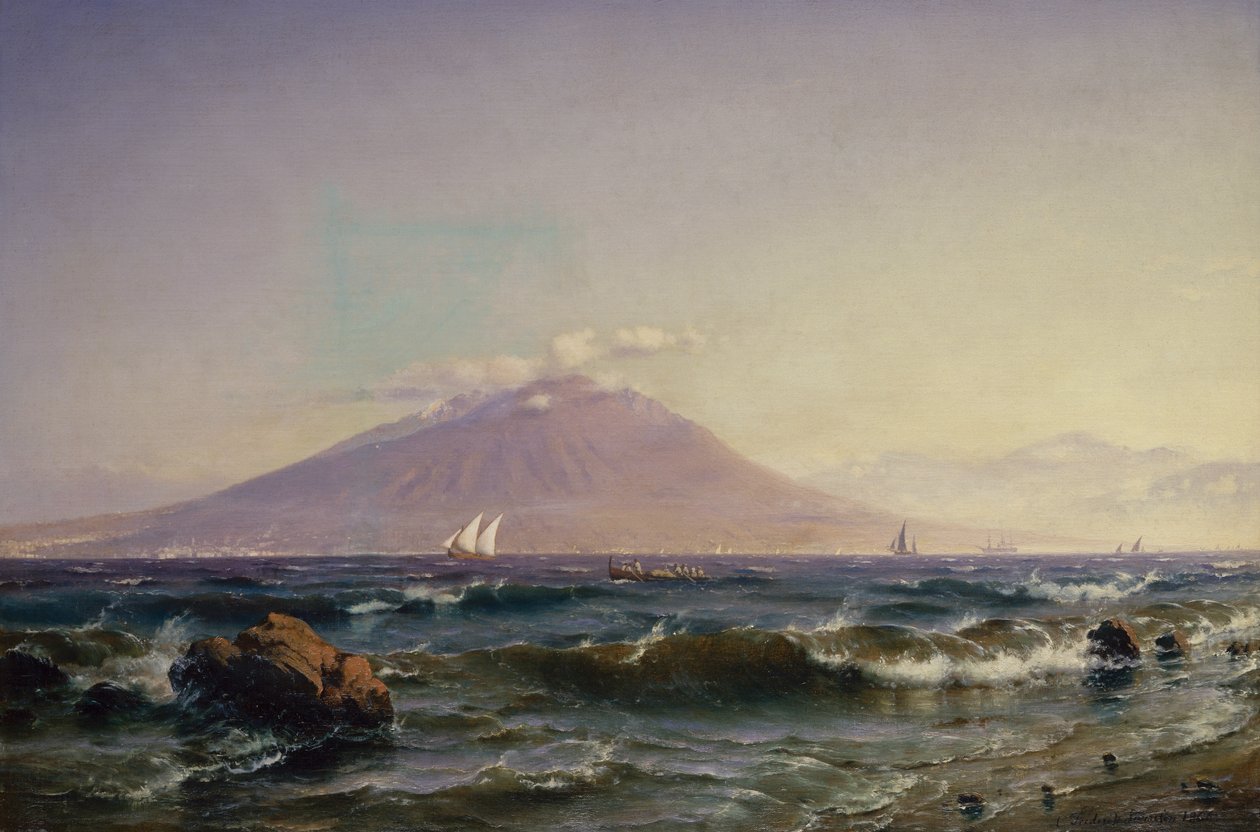 Die Bucht von Neapel von Carl Frederik Sorensen