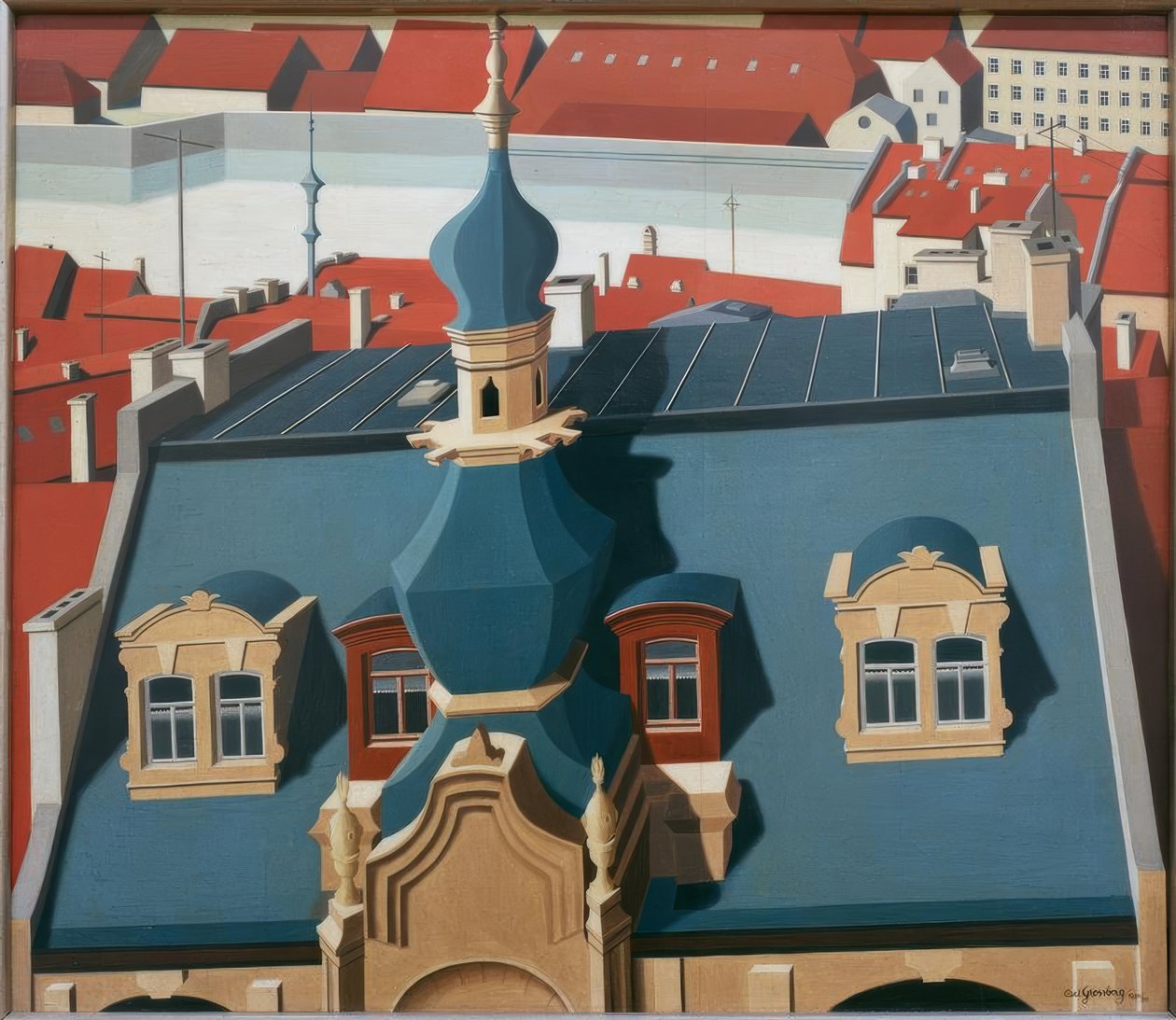 Würzburg, Dächer von Carl Grossberg