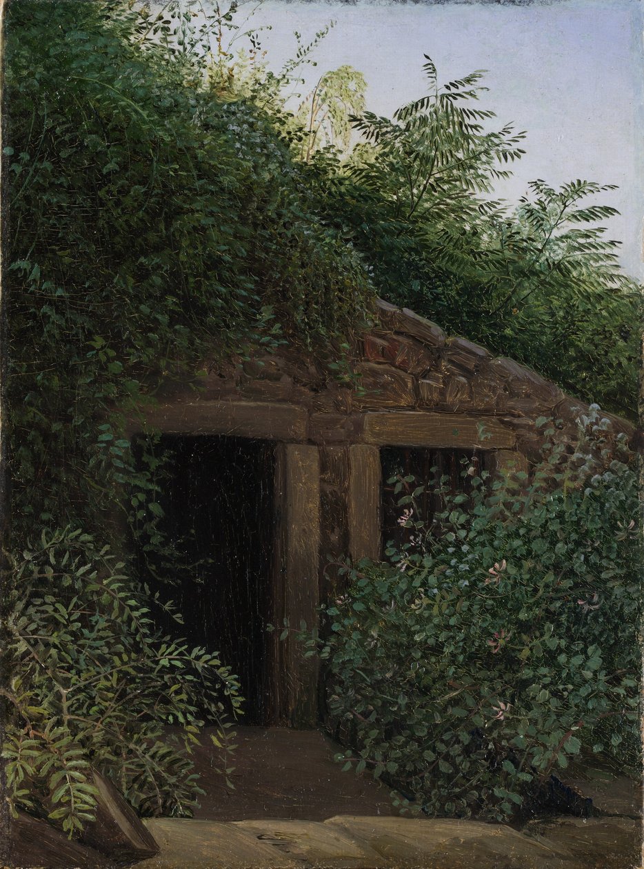 Ein überwucherter Minenschacht von Carl Gustav Carus