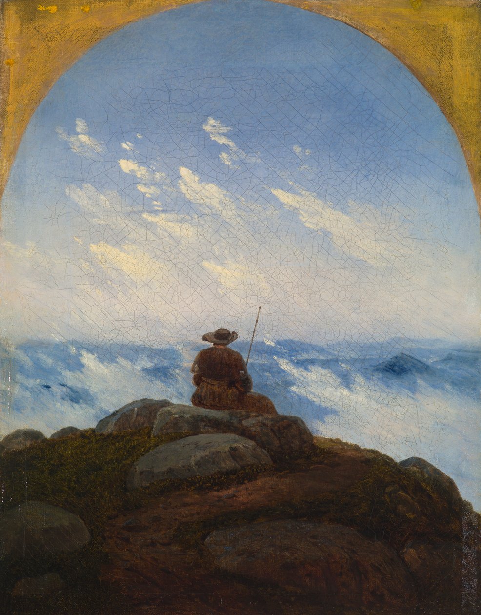 Wanderer auf dem Gipfel von Carl Gustav Carus