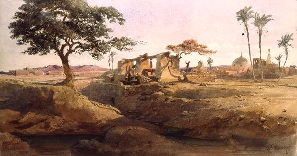 Eine Sakiyah in Timurdash von Carl Haag