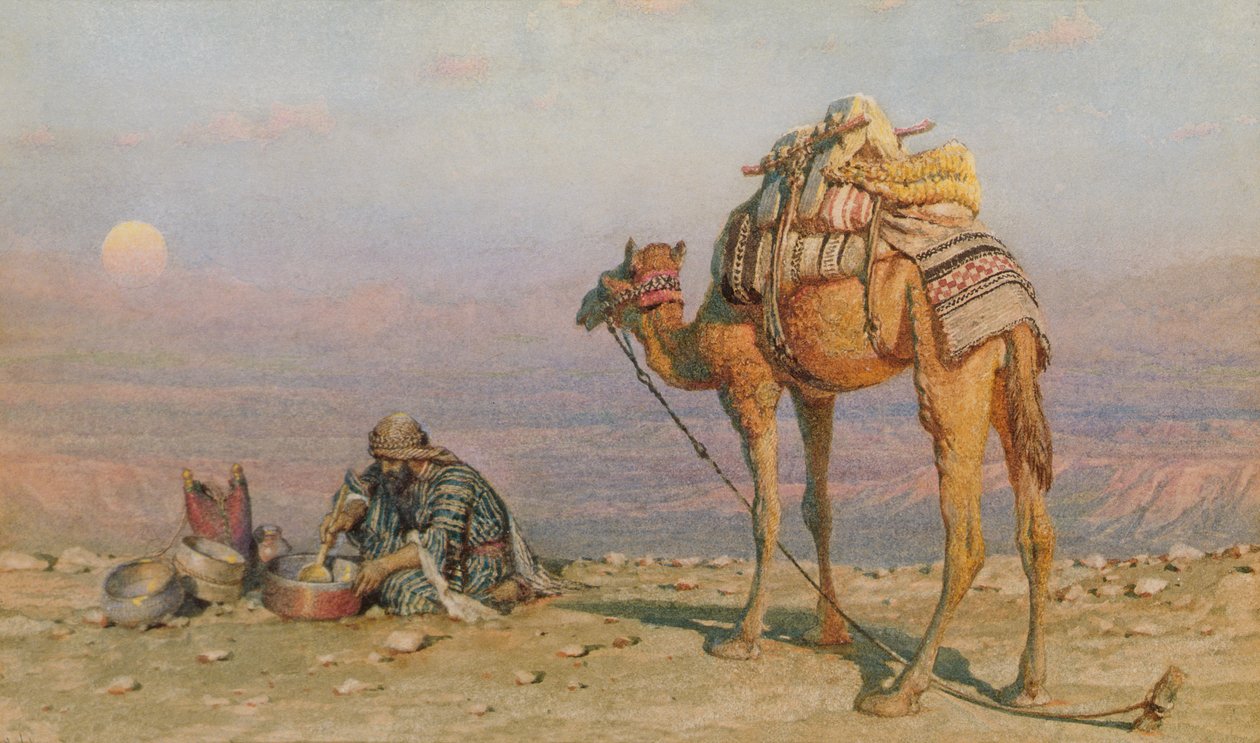 Das Abendessen, 1881 von Carl Haag