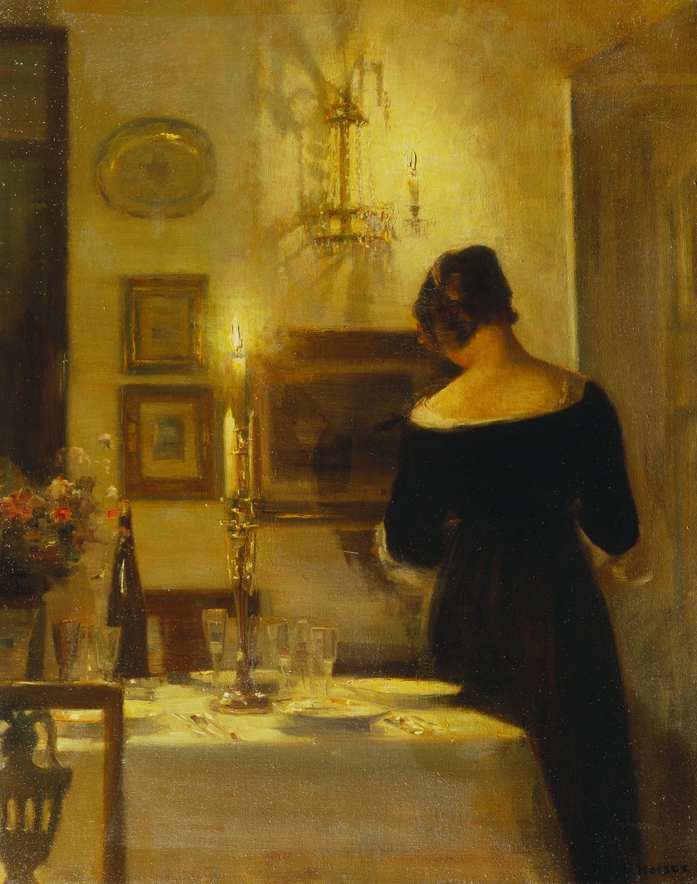 Im Speisesaal von Carl Holsoe