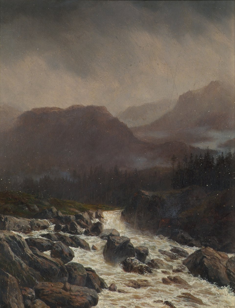 Regenlandschaft von Carl Höflmayr