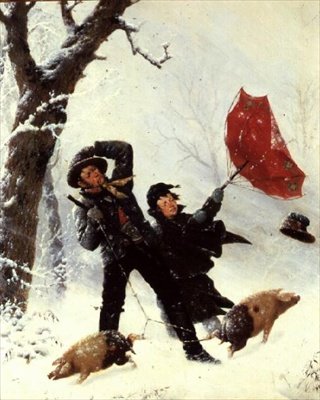 Der rote Regenschirm von Carl Kronberger
