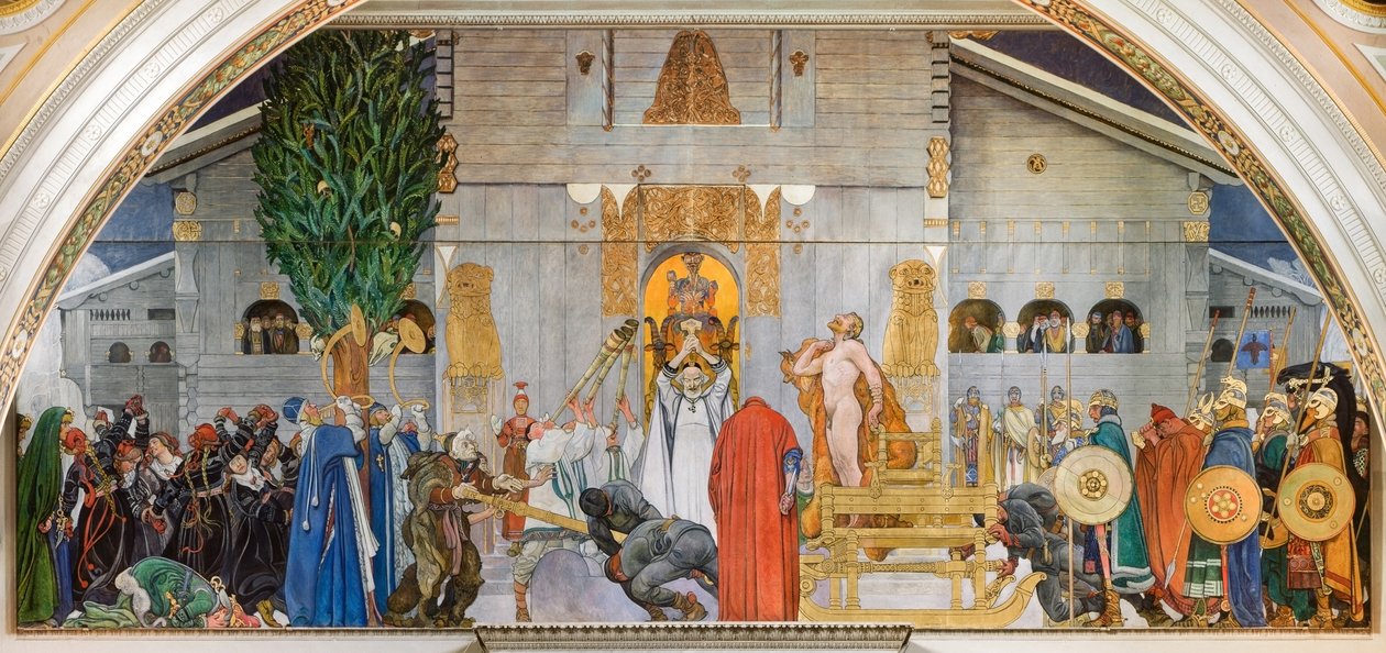 Midvinterblot von Carl Larsson