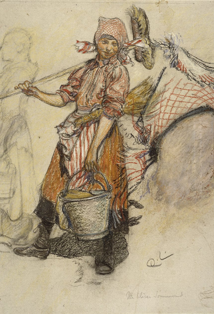Wäscherin von Carl Larsson