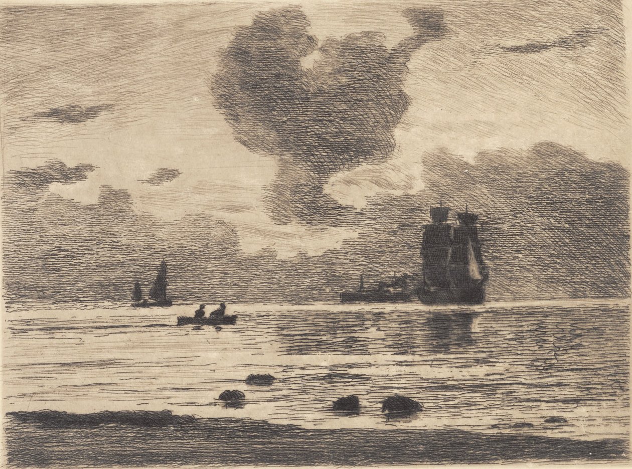 Abend auf dem Meer von Carl Locher