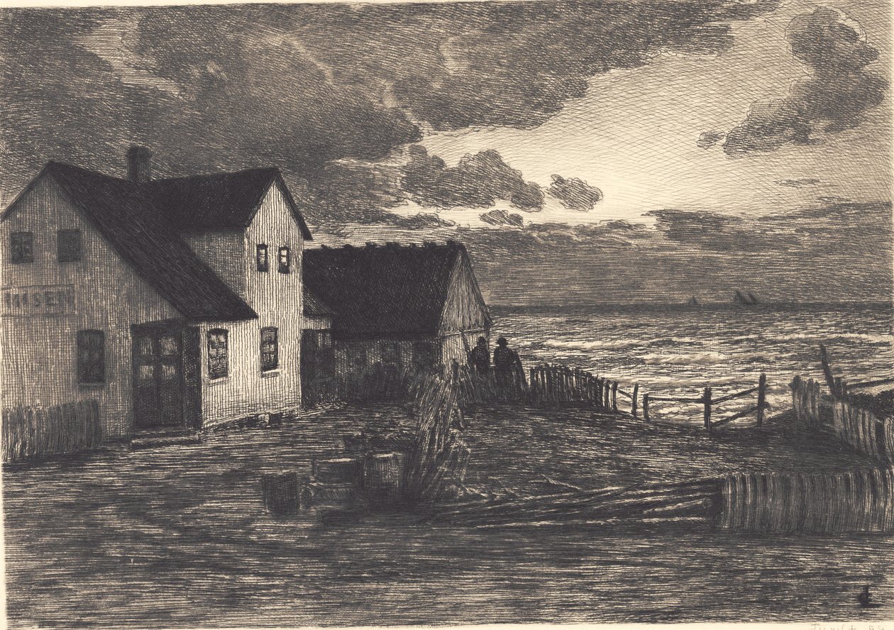 Haus am Meer. Tisvilde von Carl Locher