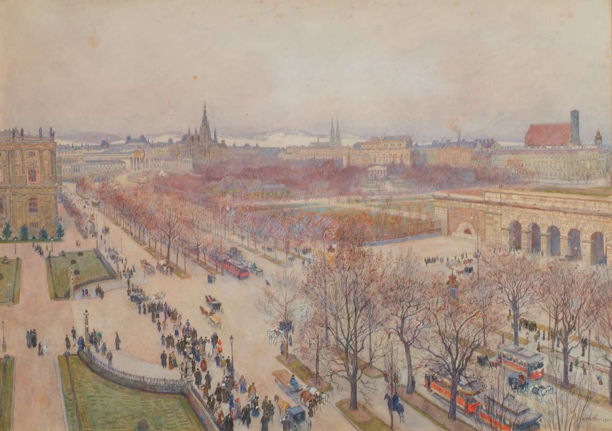 Die Ringstraße in Wien von Carl Max Müller