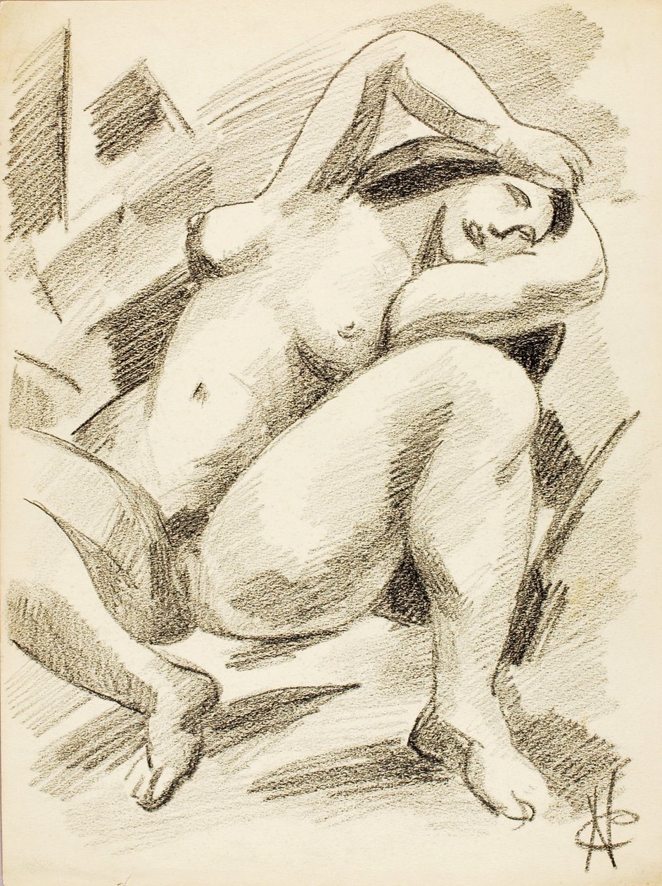 Weiblicher Akt von Carl Newman