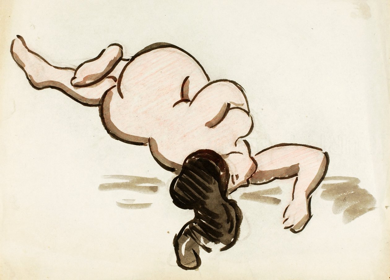 Liegender weiblicher Akt von Carl Newman
