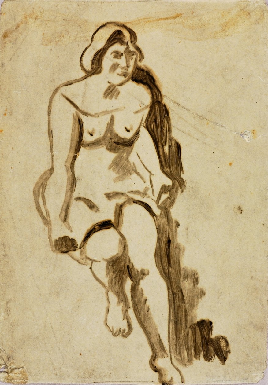 Sitzende Frau von Carl Newman