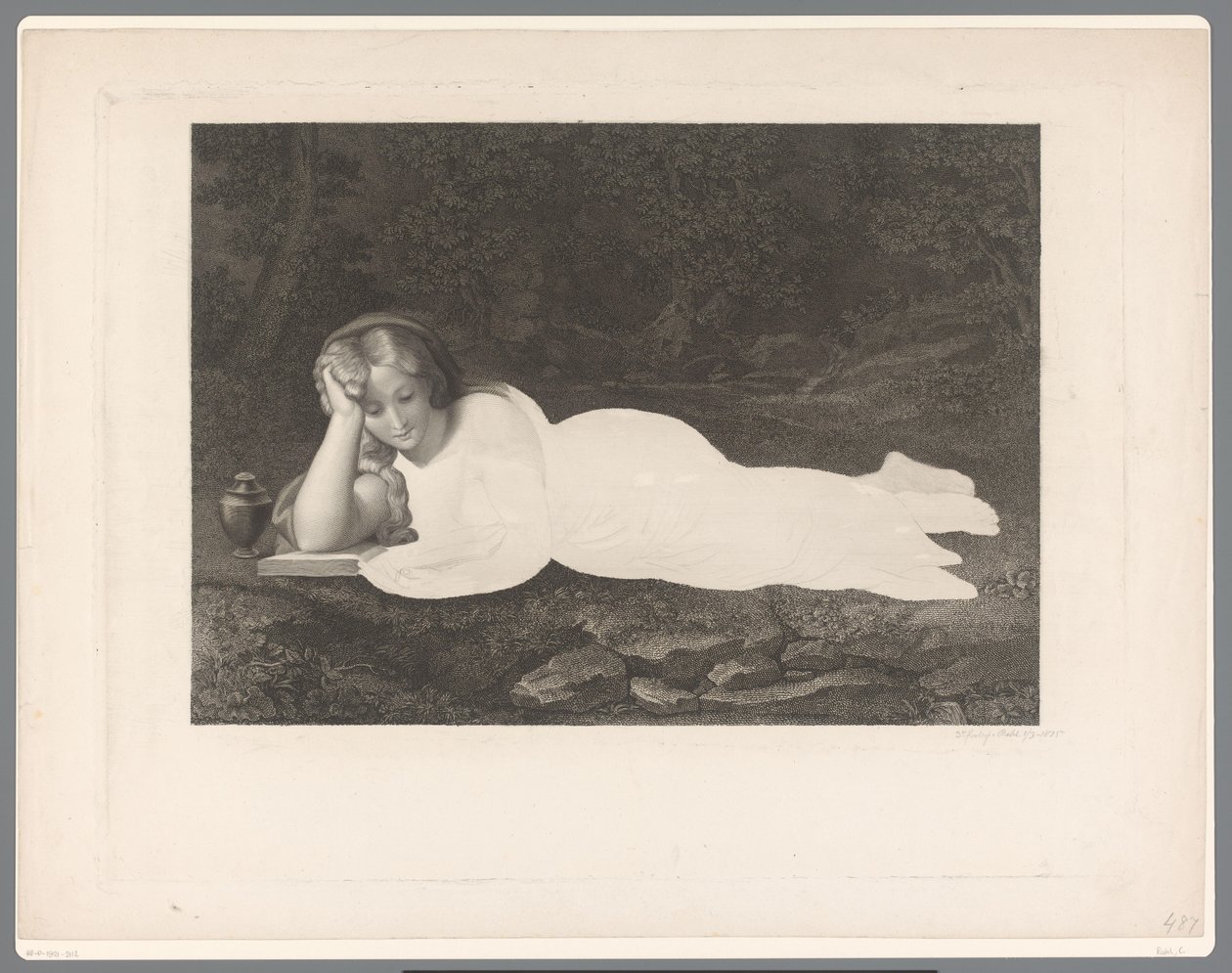 Lesende Maria Magdalena von Carl Rahl