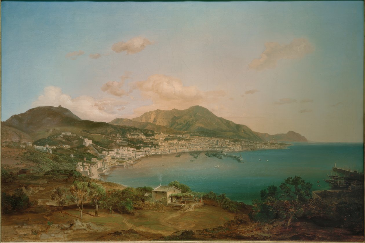 Blick über Genua von Carl Rottmann