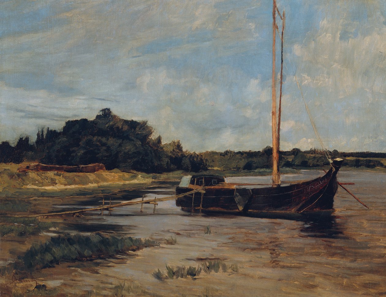 Segelschiff auf der Havel von Carl Schuch