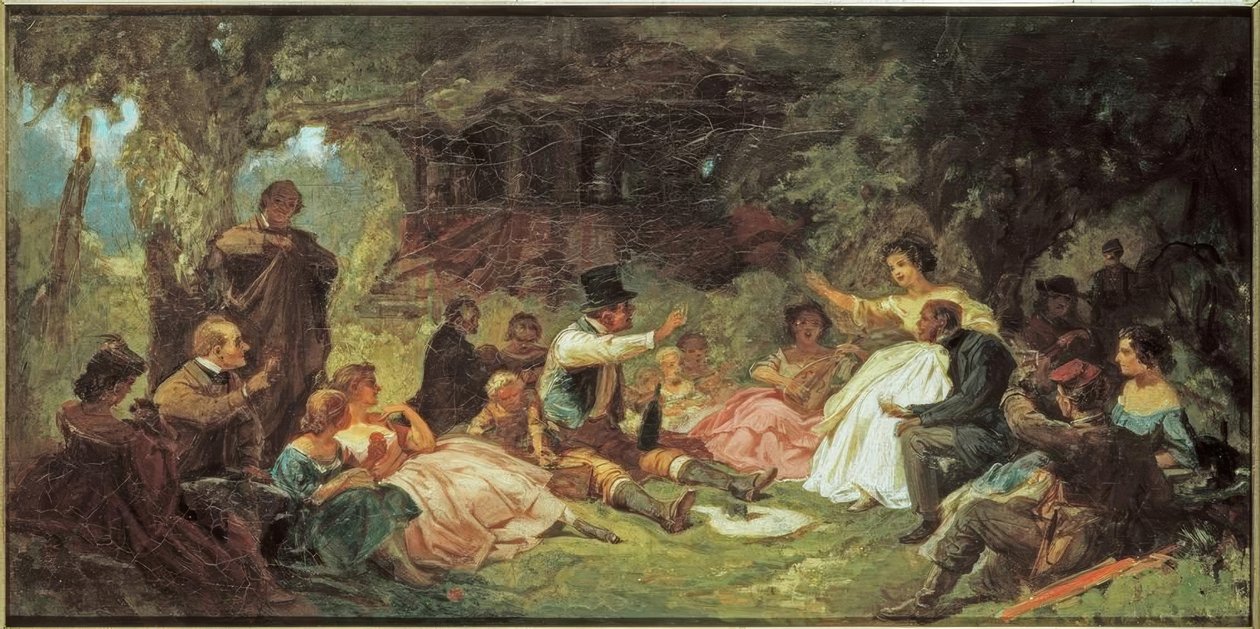 Das Picknick von Carl Spitzweg