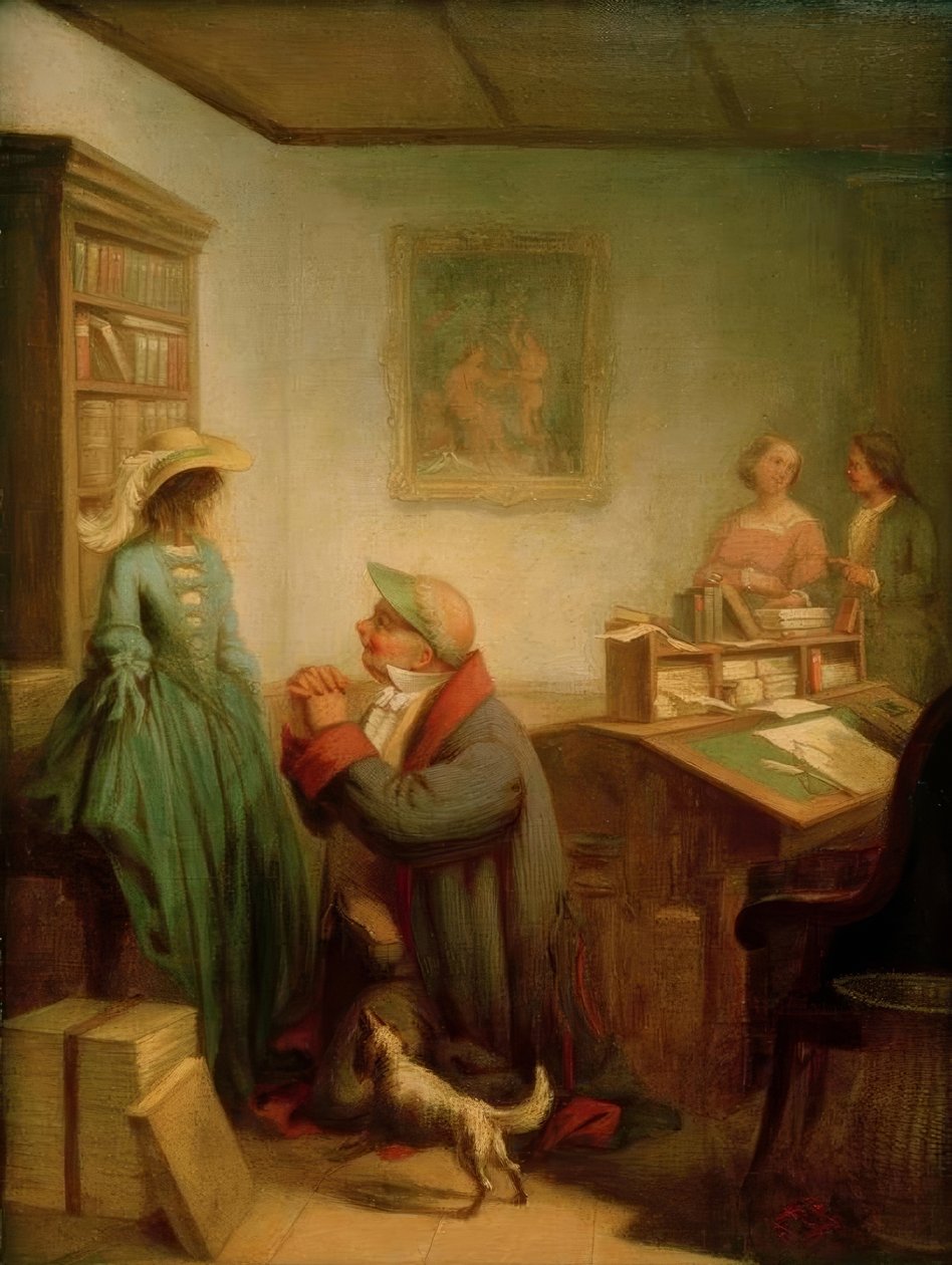 Die Angebetete von Carl Spitzweg