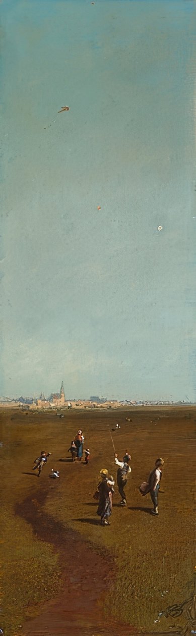 Drachensteigen von Carl Spitzweg
