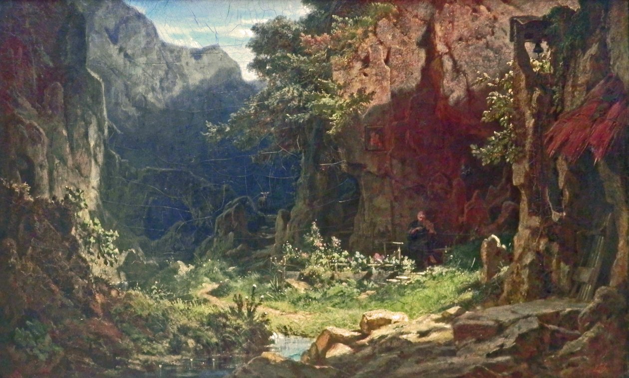 Ein Einsiedler von Carl Spitzweg