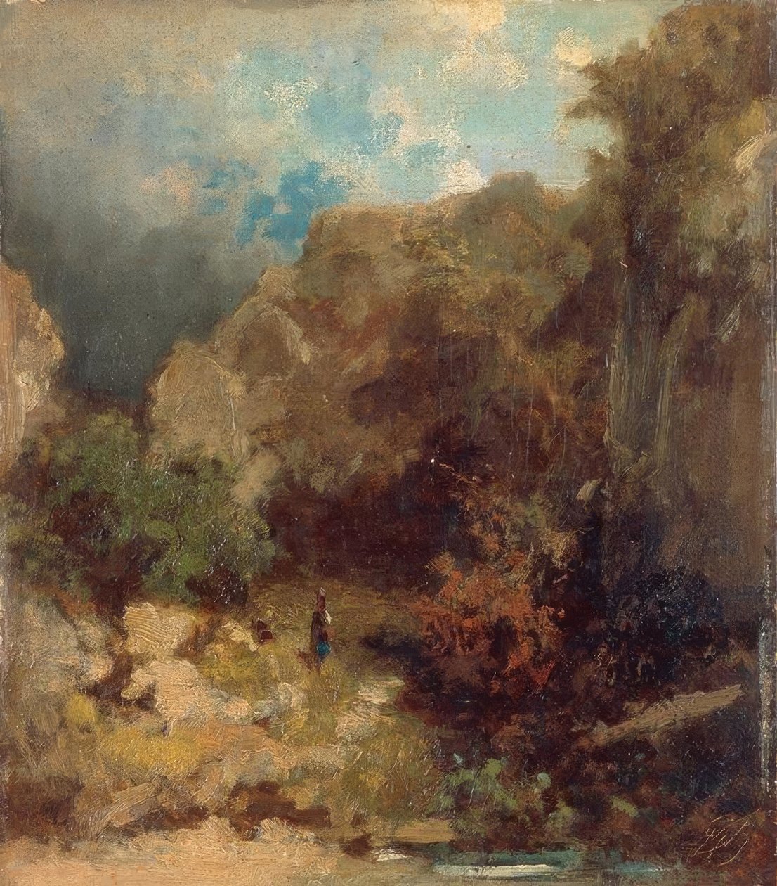 Mädchen im Walde von Carl Spitzweg