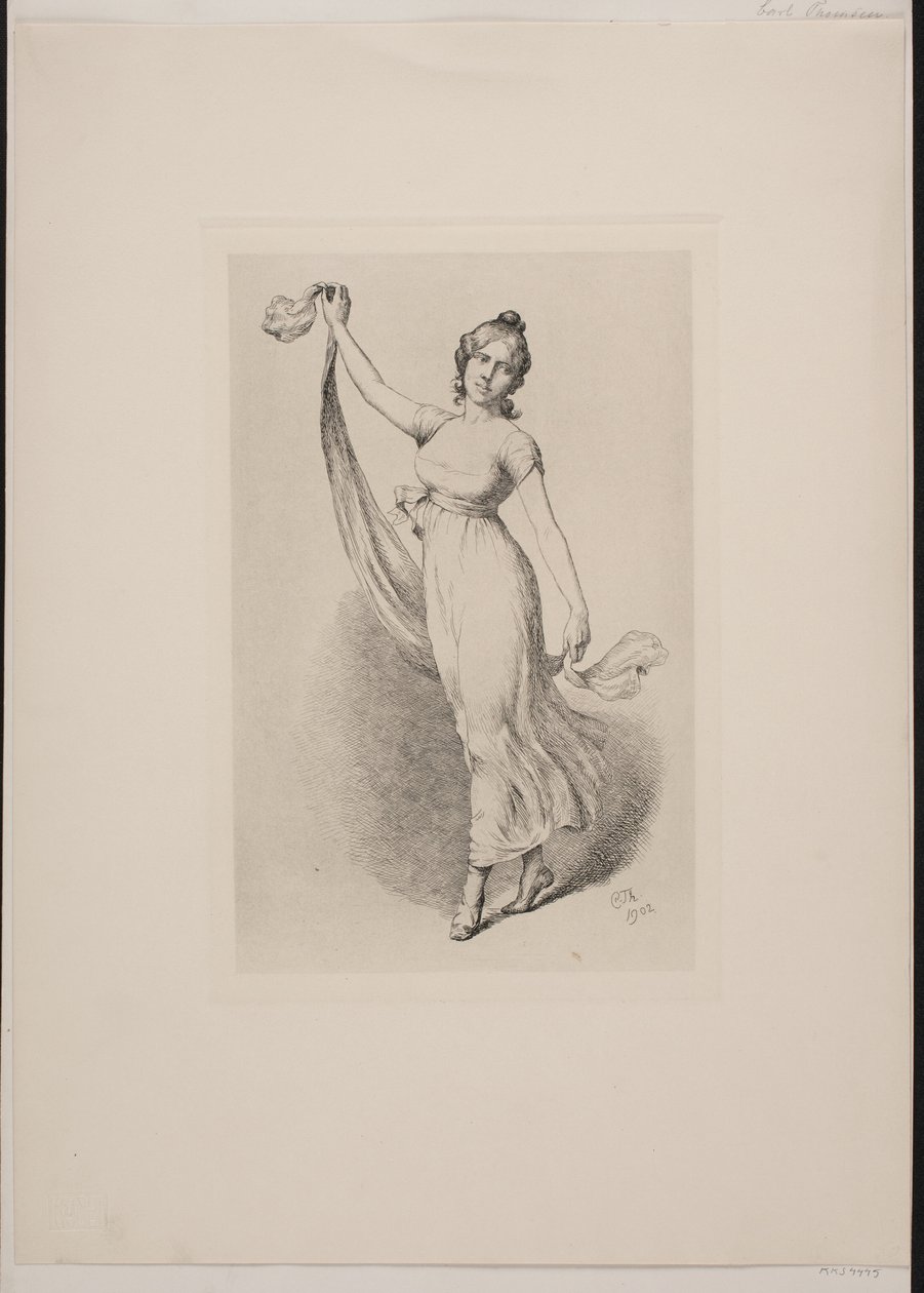 Tanzendes Mädchen von Carl Thomsen