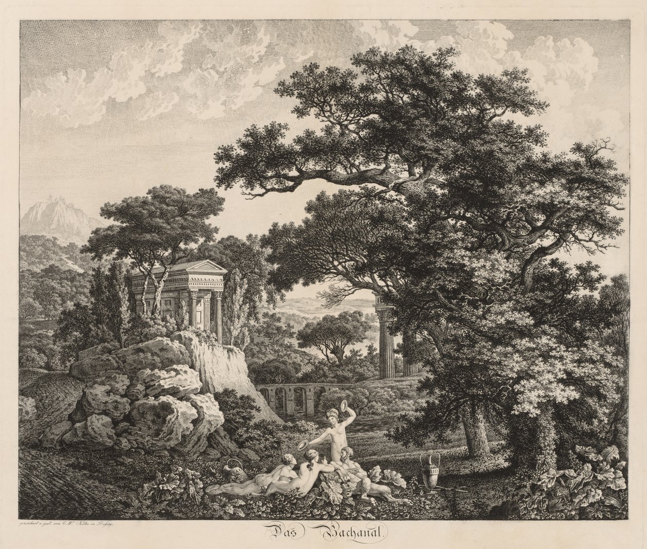 Das Bacchanal von Carl Wilhelm I Kolbe