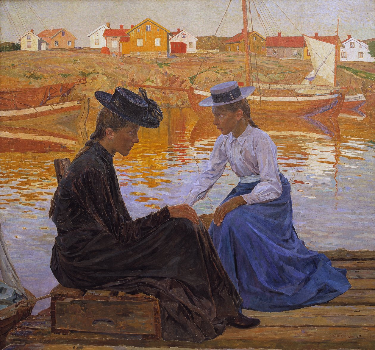 Die Bucht, 1901 von Carl Wilhelm Wilhelmson