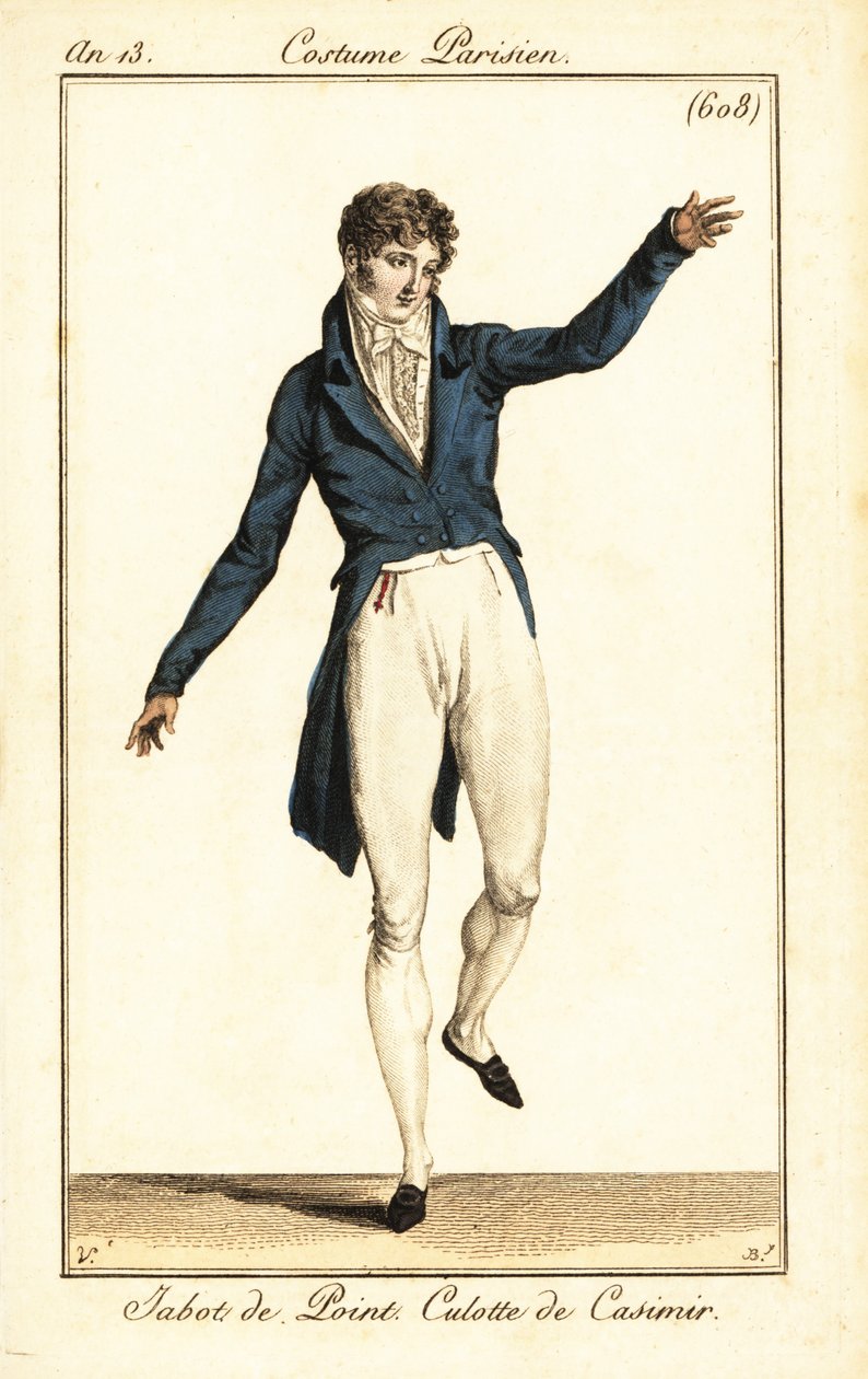 Dandy tanzt auf einem Ball, Paris von Carle (after) Vernet