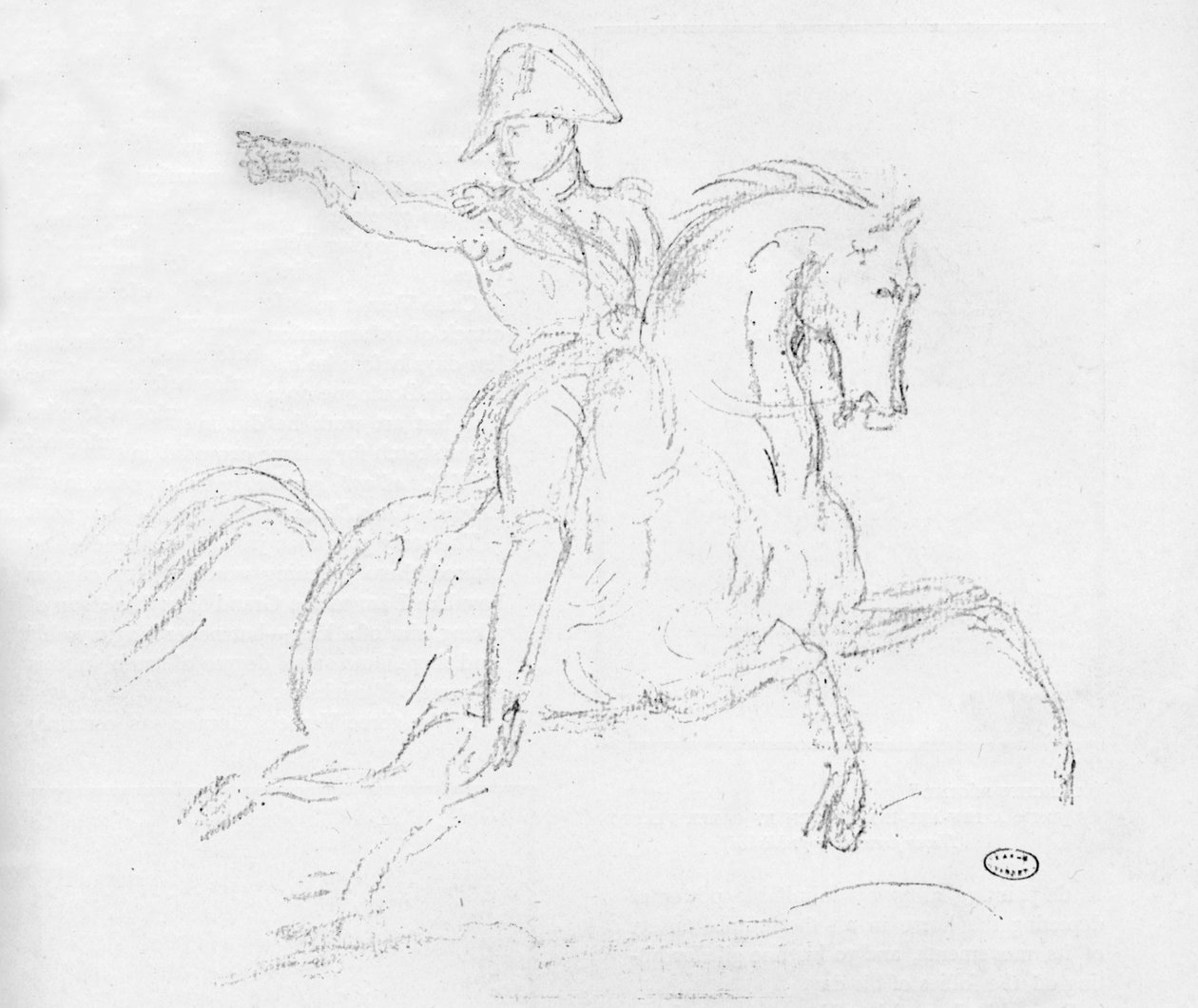 Napoleon zu Pferd, 18. Jahrhundert von Carle Vernet