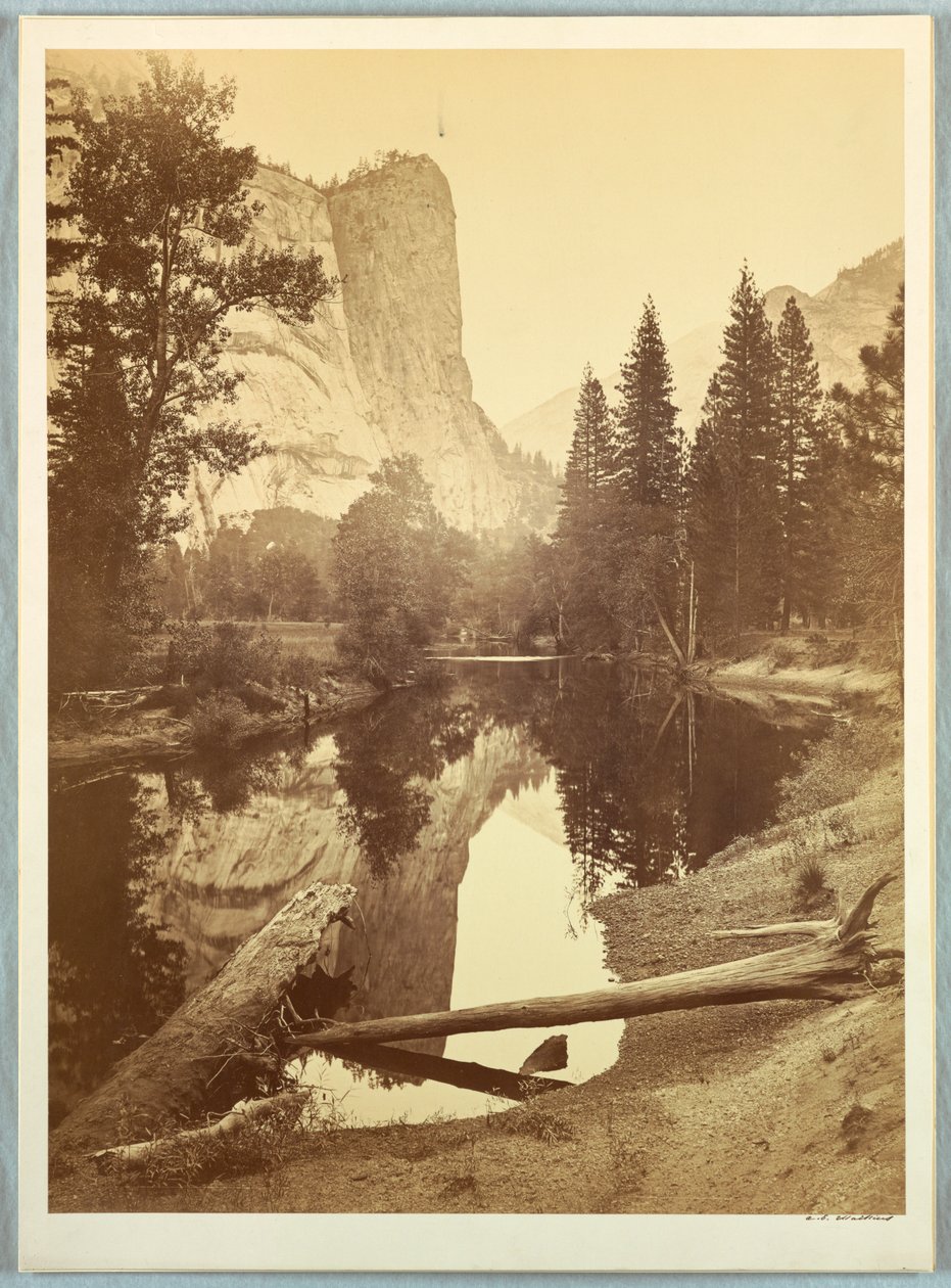 Washington Column, Yosemite von Carleton E. Watkins