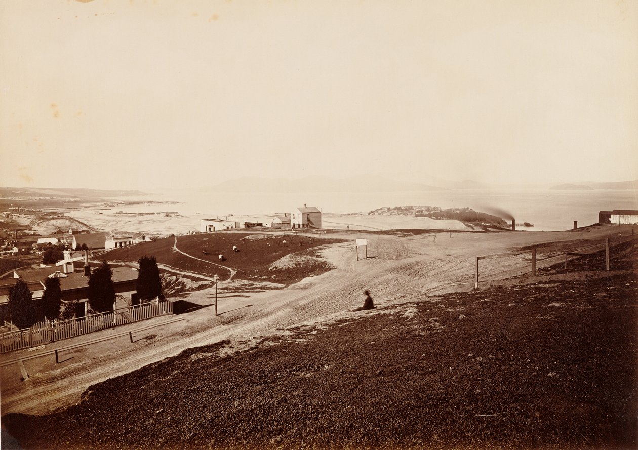 Golden Gate von Russian Hill von Carleton Watkins