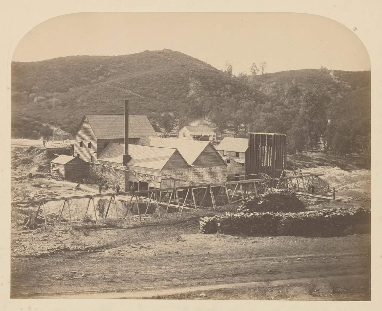 Mt. Ophir Mühle von Carleton Watkins