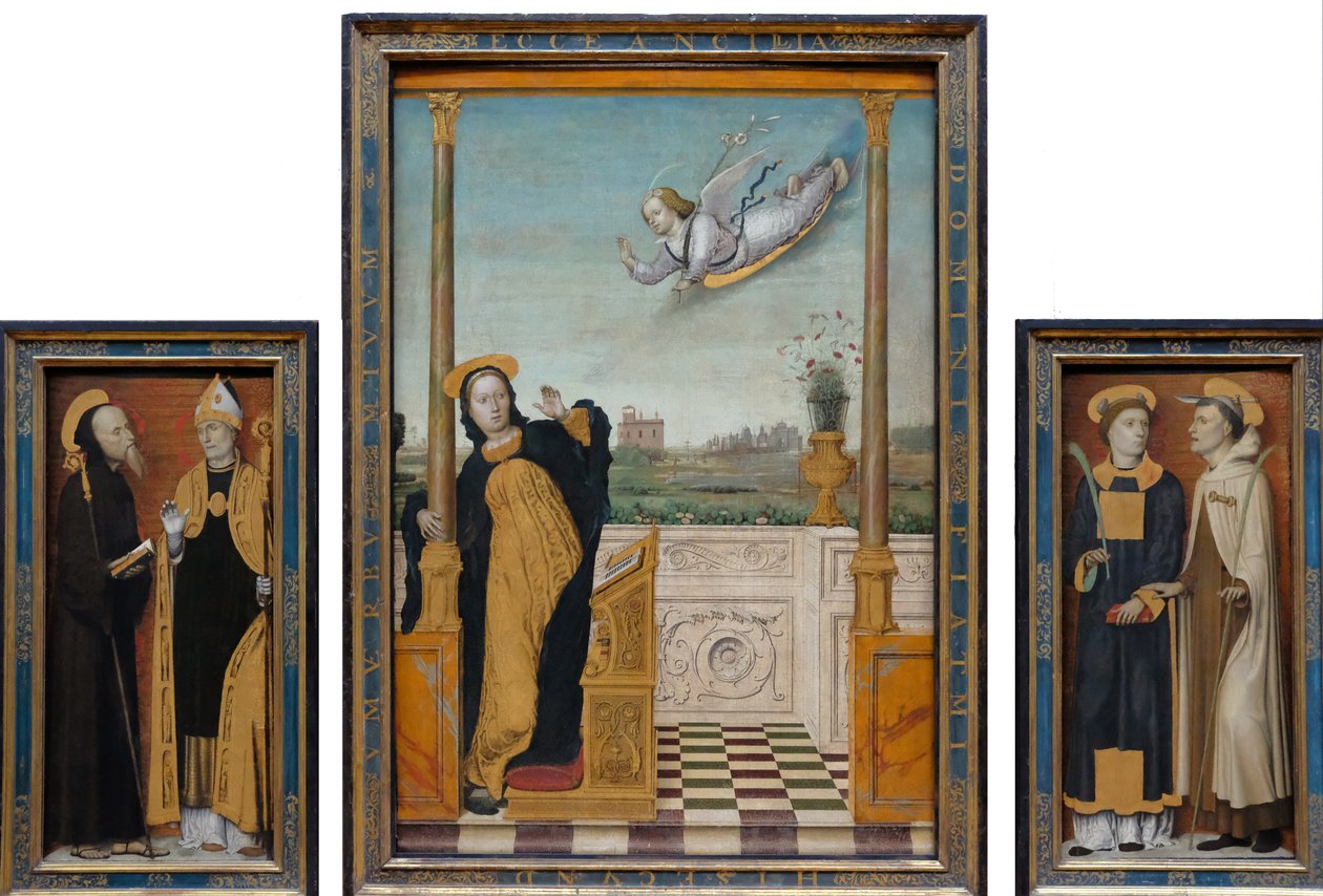 Triptychon der Verkündigung von Carlo Braccesco