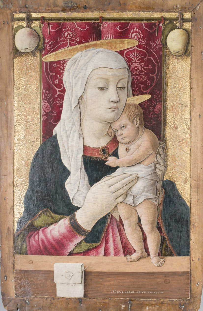 Madonna und Kind, um 1468 von Carlo Crivelli